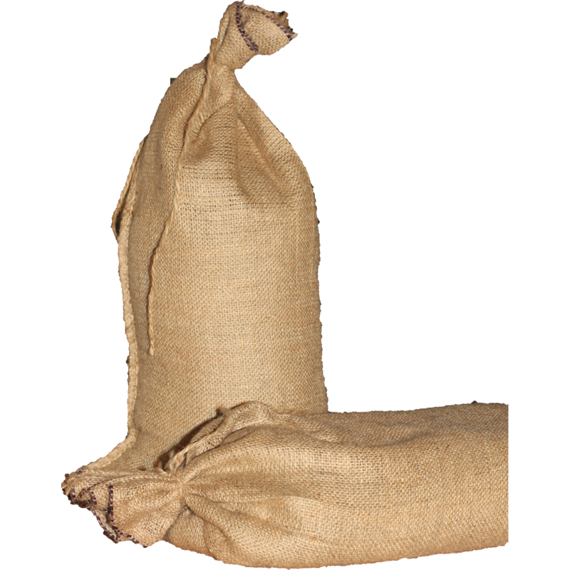 Jute-Sandsäcke naturbraun, für Hochwasserschutz