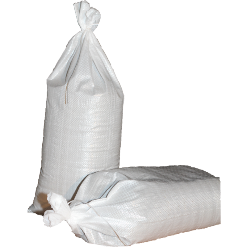 Sandsäcke weiß, für Hochwasserschutz