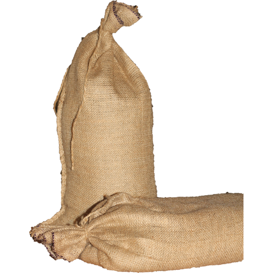 Sandsäcke-Set Jute gefüllt, naturbraun