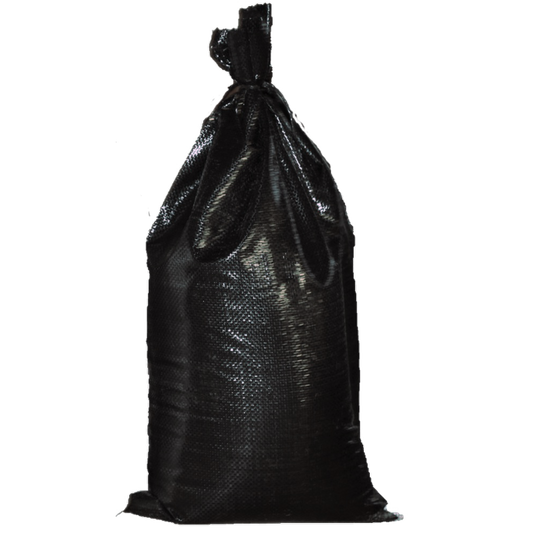 Sandsäcke-Set gefüllt, schwarz