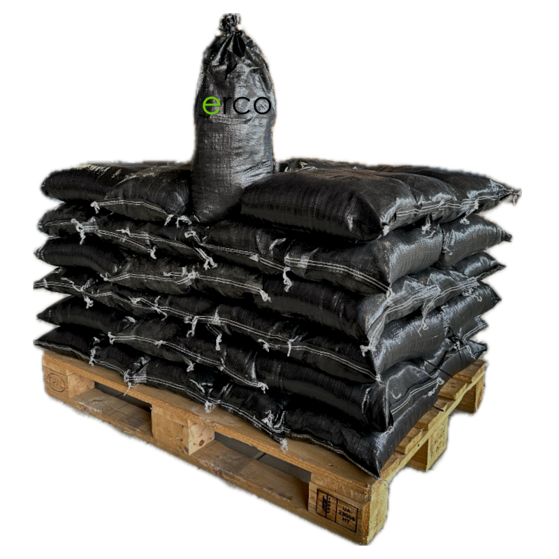 Sandsäcke-Set gefüllt, schwarz